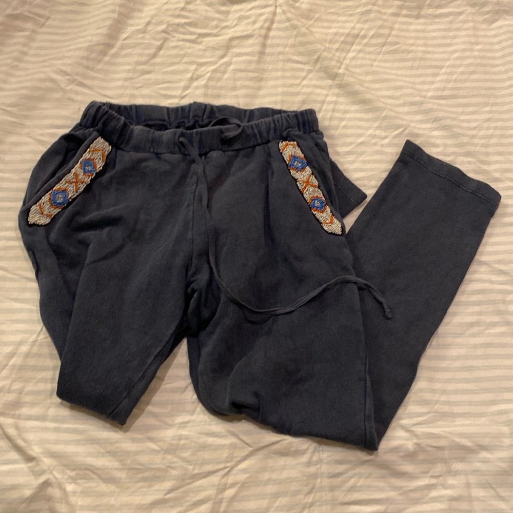 Zara Aztec beaded sweatpants